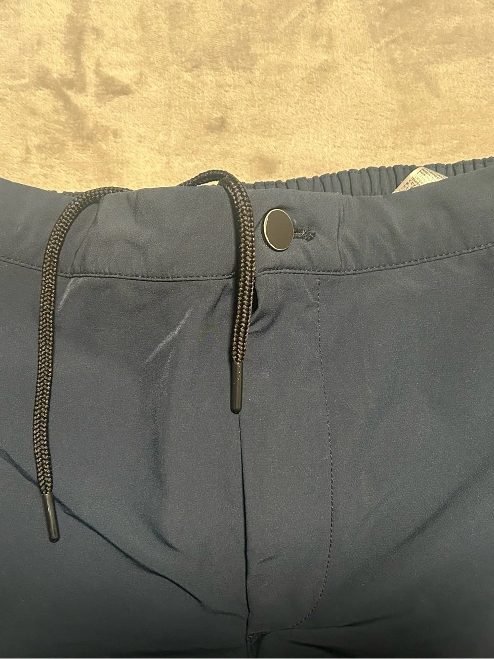 Banana Republic Slim Tapered Fit Athletic Pants Men’s 31x30 Navy Blue Drawstring